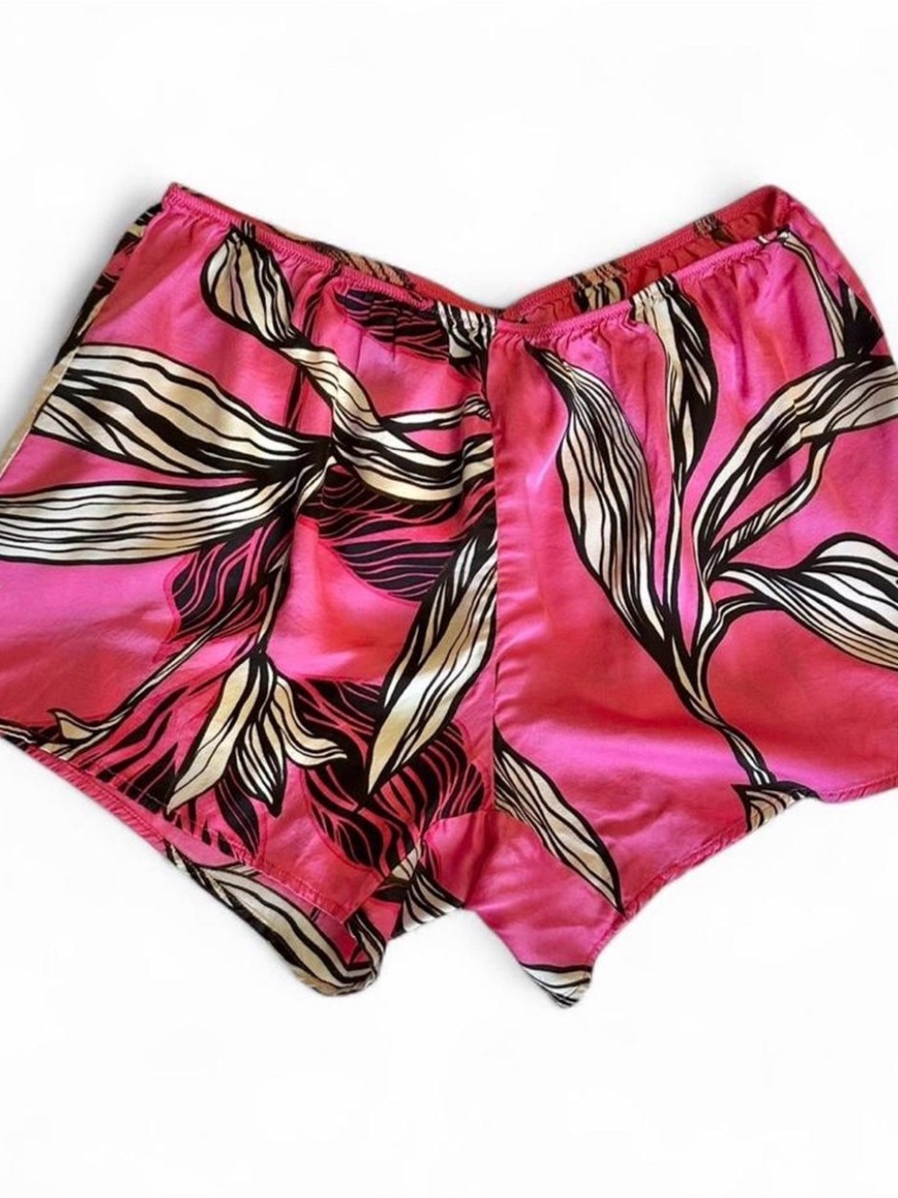 intimissimi Hot Pink Floral Silky Shorts M